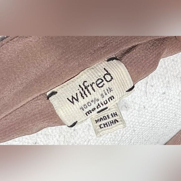 Wilfred 100% Silk Snakeskin Tunic - Picture 5 of 5